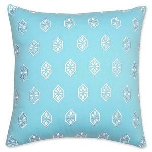SOUTHERN TIDE "SUMMERVILLE" Teal Accent Pillow NEW